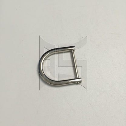 BQLZR 1pc Removable Metal D Ring 2.5 cm Silver Backpack D-Shaped Hanging Buckle Shoubag D-Shaped Hanging Buckle