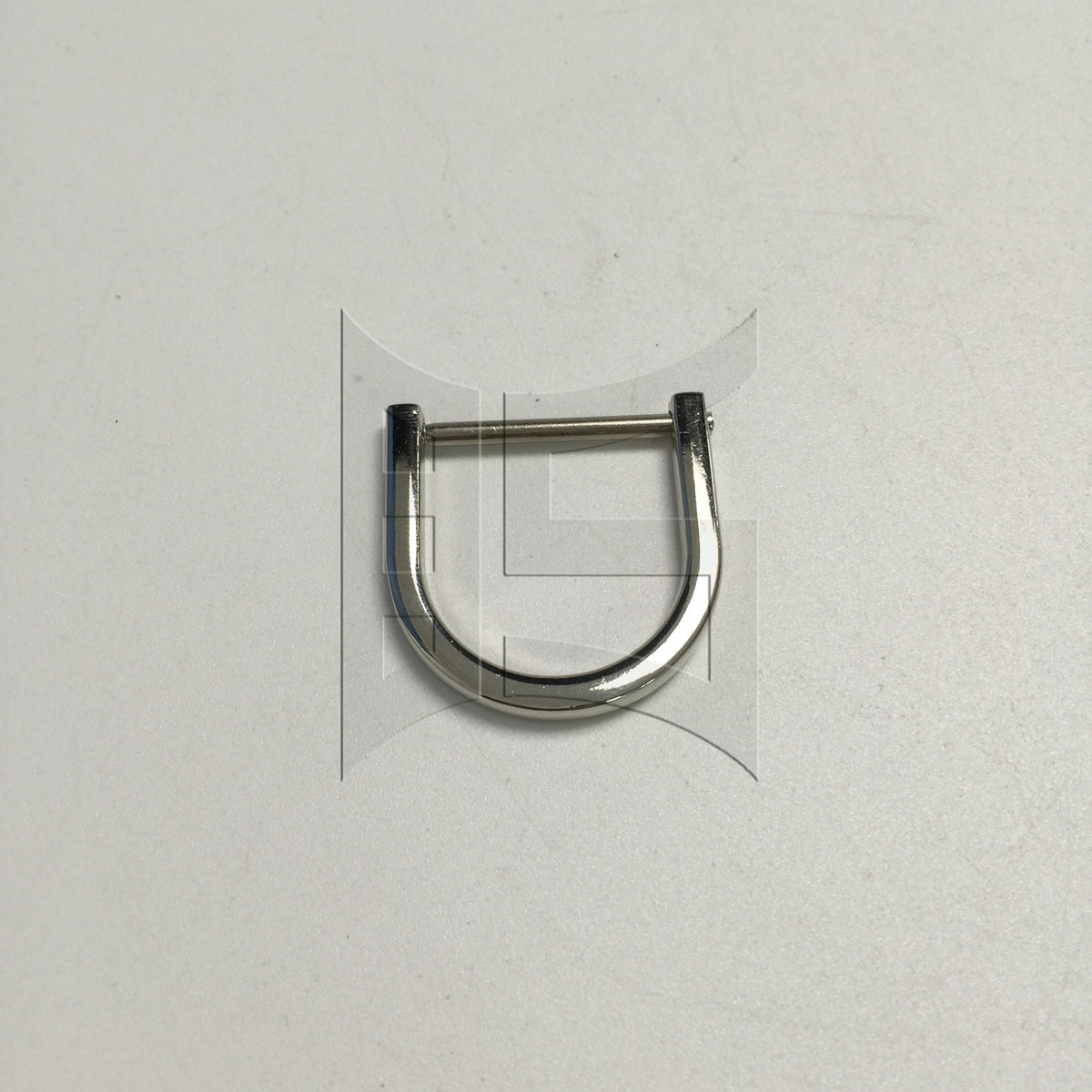 BQLZR 1pc Removable Metal D Ring 2.5 cm Silver Backpack D-Shaped Hanging Buckle Shoubag D-Shaped Hanging Buckle