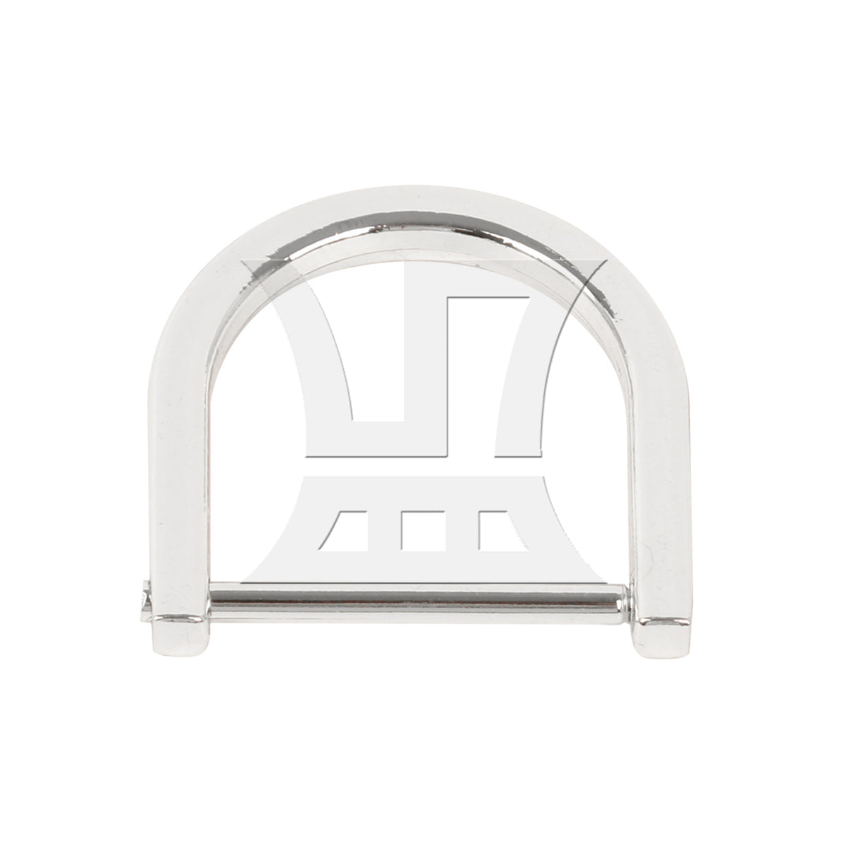 BQLZR 1pc Removable Metal D Ring 2.5 cm Silver Backpack D-Shaped Hanging Buckle Shoubag D-Shaped Hanging Buckle