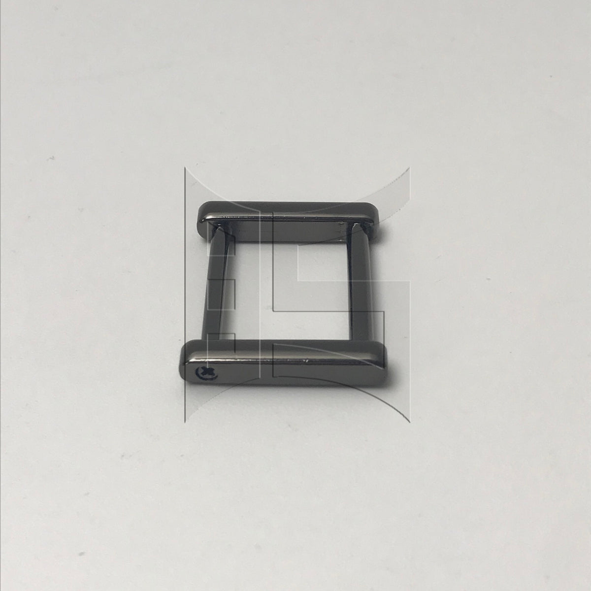 BQLZR 1pc Detachable Screw In Square Shackle 2.5cm Black Luggage Buckle