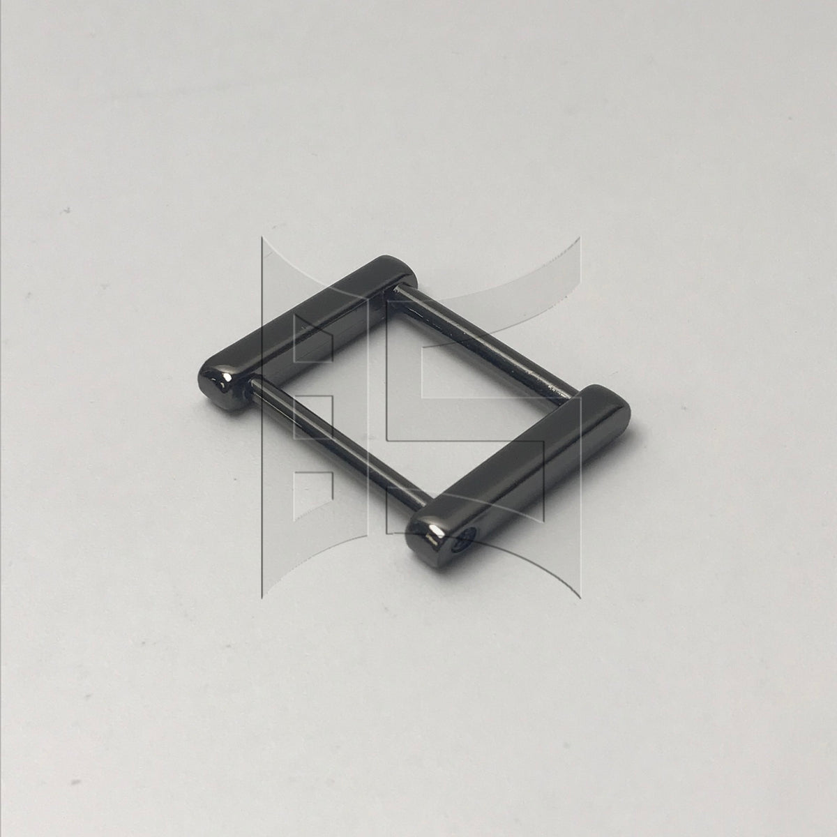 BQLZR 1pc Detachable Screw In Square Shackle 2.5cm Black Luggage Buckle