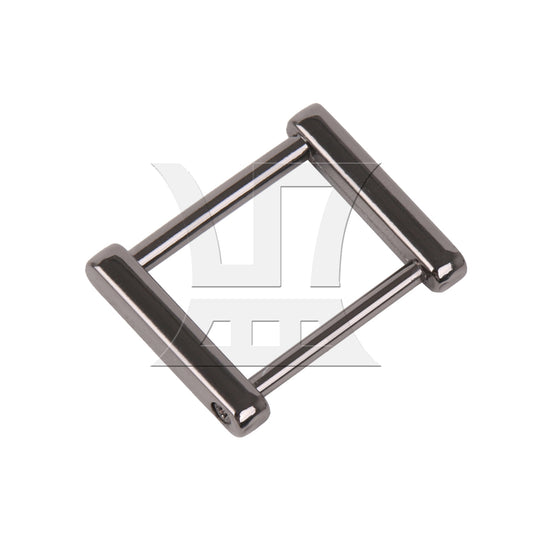 BQLZR 1pc Detachable Screw In Square Shackle 2.5cm Black Luggage Buckle