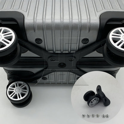 BQLZR 1pc Removable Luggage Suitcase Wheel Black Right Wheel Replacement Suitcase Caster Accessories Trolley Case Wheel