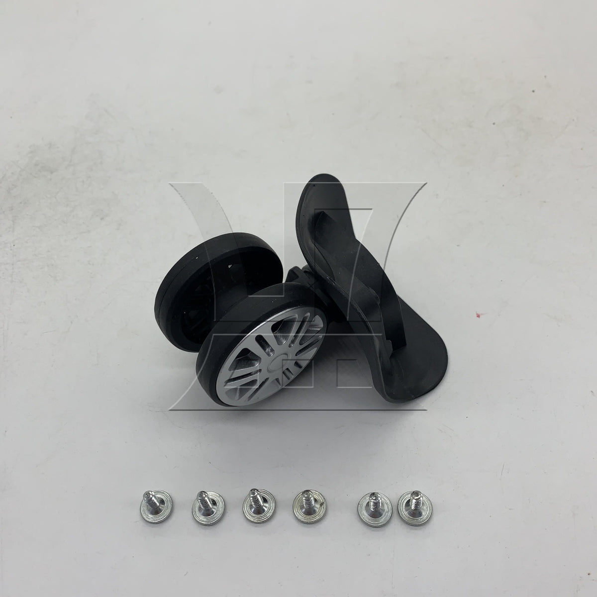BQLZR 1pc Removable Luggage Suitcase Wheel Black Right Wheel Replacement Suitcase Caster Accessories Trolley Case Wheel