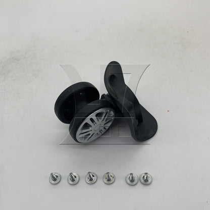 BQLZR 1pc Removable Luggage Suitcase Wheel Black Right Wheel Replacement Suitcase Caster Accessories Trolley Case Wheel
