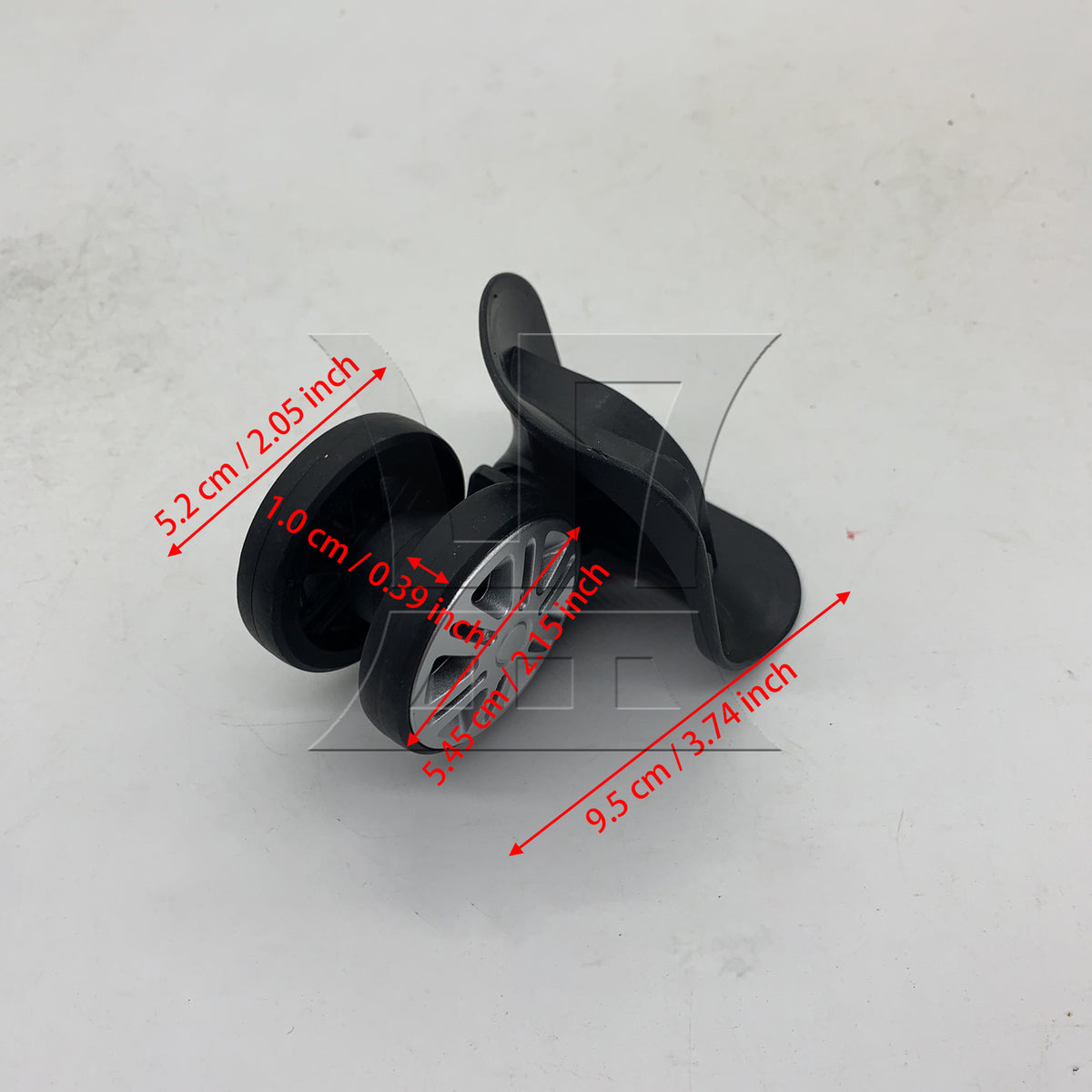 BQLZR 1pc Removable Luggage Suitcase Wheel Black Right Wheel Replacement Suitcase Caster Accessories Trolley Case Wheel