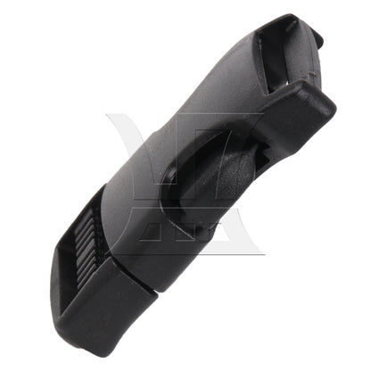 BQLZR 1pc Backpack Adjustable Plastic Quick Release Straps Buckles 5.25x3.1cm Black High-quality Material