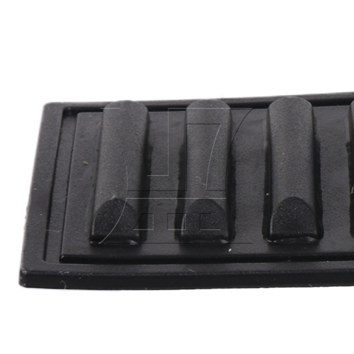 BQLZR 1pc Luggage Plastic Stud Suitcase Feet Pad Black 8x5.15cm High-quality Material Replacement J214