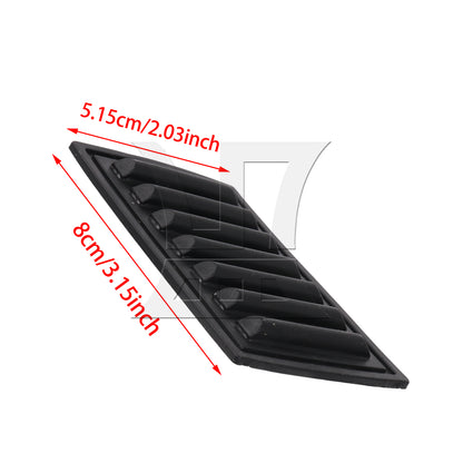BQLZR 1pc Luggage Plastic Stud Suitcase Feet Pad Black 8x5.15cm High-quality Material Replacement J214
