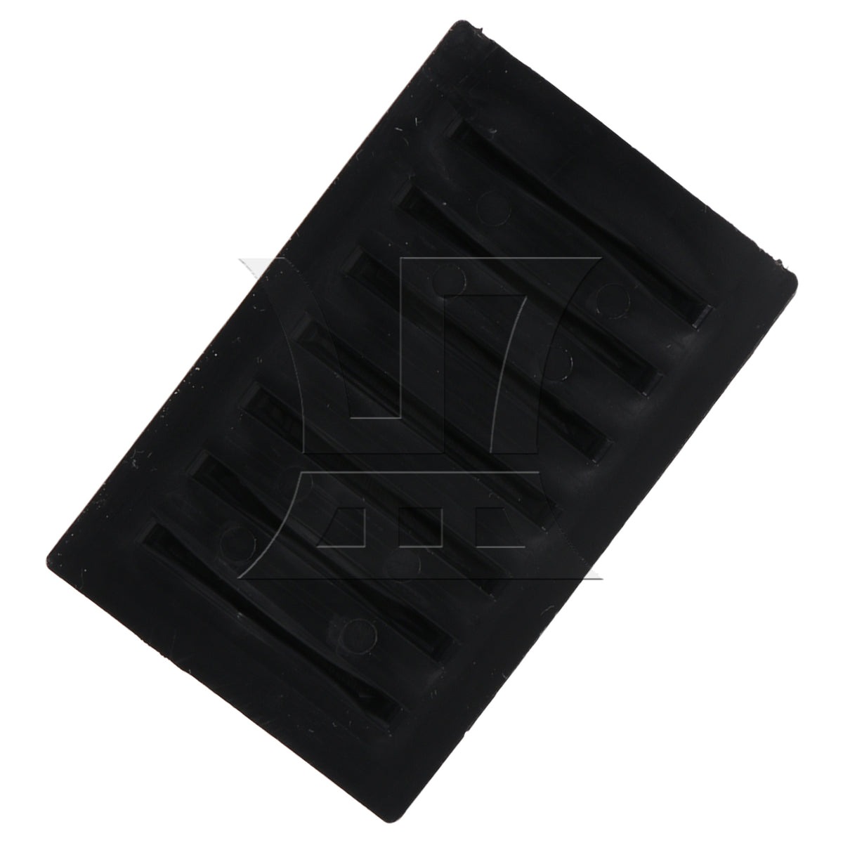 BQLZR 1pc Luggage Plastic Stud Suitcase Feet Pad Black 8x5.15cm High-quality Material Replacement J214