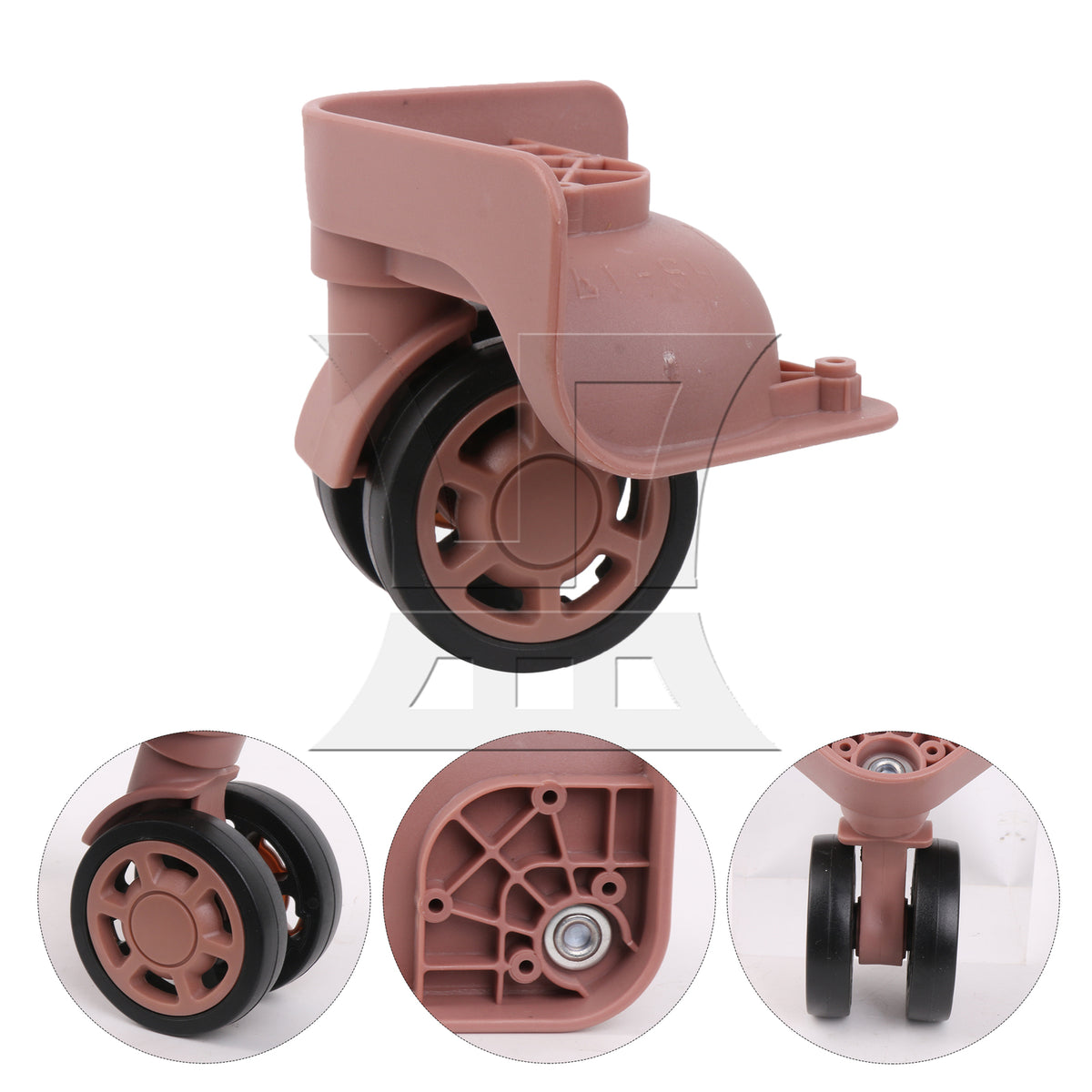 BQLZR 1pc Travel Luggage W235 Rose Gold for Repairing Travel Case Wheels