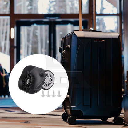 BQLZR 1pc Travel Luggage W049-2 Black for Repairing Travel Case Wheels