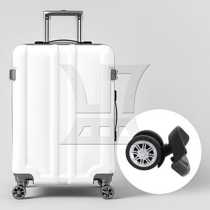 BQLZR 1pc Travel Baggage W164 Black Right Wheel for Repairing Travel Case Wheels