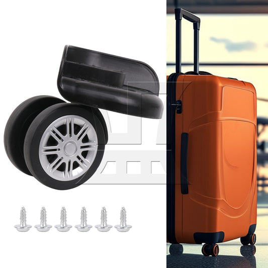 BQLZR 1pc Travel Baggage W164 Black Right Wheel for Repairing Travel Case Wheels