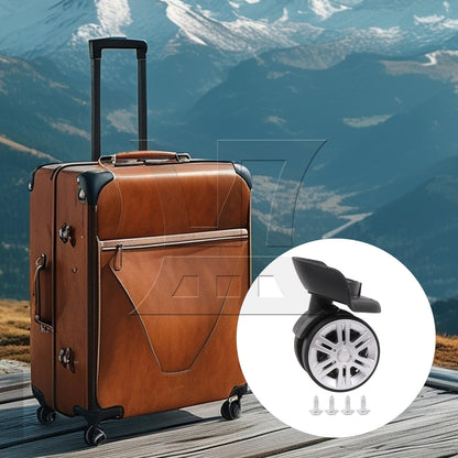 BQLZR 1pc Travel Suitcase and Luggage W059 Black Right Wheel for Repairing Travel Case Wheels