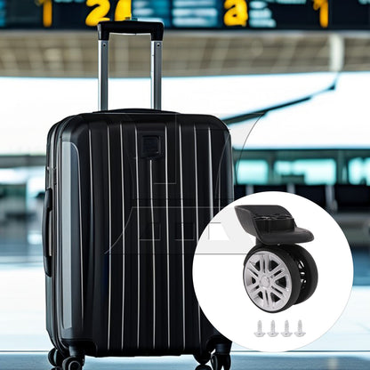 BQLZR 1pc Travel Suitcase and Luggage W059 Black Right Wheel for Repairing Travel Case Wheels