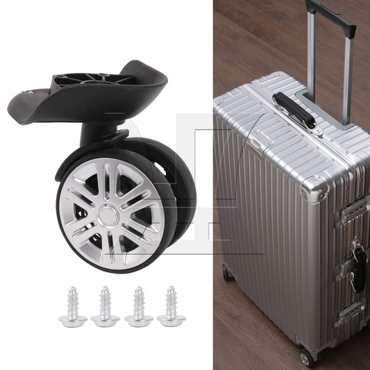 BQLZR 1pc Travel Suitcase and Luggage W059 Black Right Wheel for Repairing Travel Case Wheels