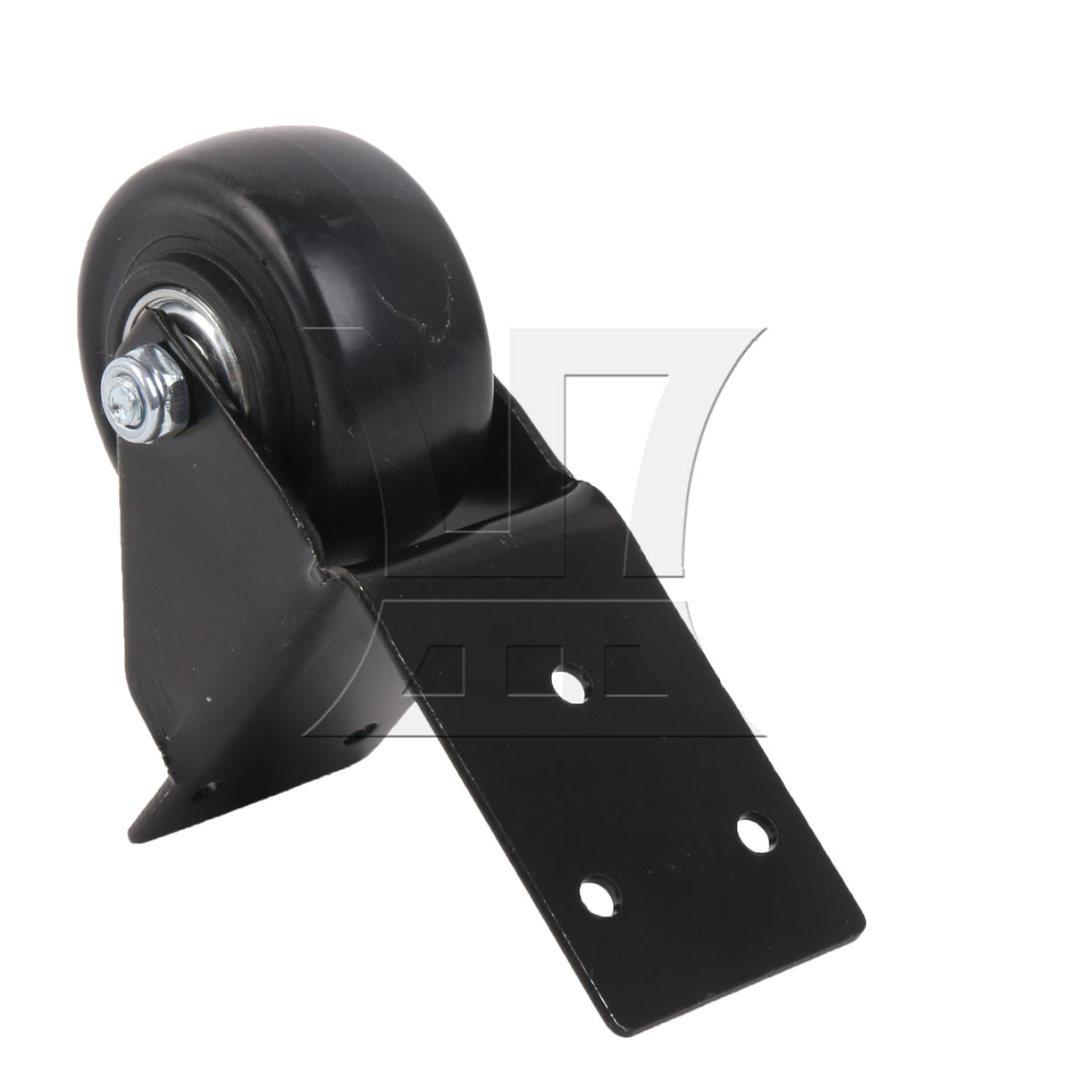 BQLZR 1pc Metal Multi-Function Bag Right Angle Universal Wheel Black for Repairing Travel Case Wheels