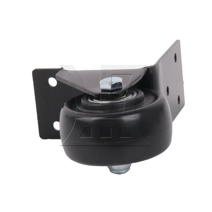 BQLZR 1pc Metal Multi-Function Bag Right Angle Universal Wheel Black for Repairing Travel Case Wheels