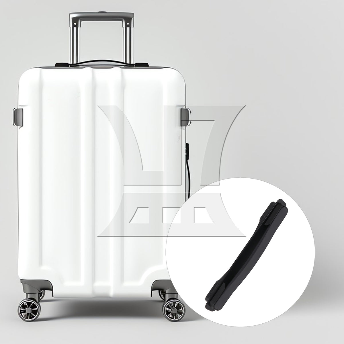 BQLZR 1pc Multi-Function Bag Handle Sb420 Black for Repairing Travel Case Handles
