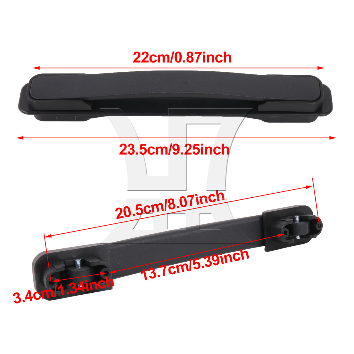 BQLZR 1pc Multi-Function Bag Handle Sb420 Black for Repairing Travel Case Handles