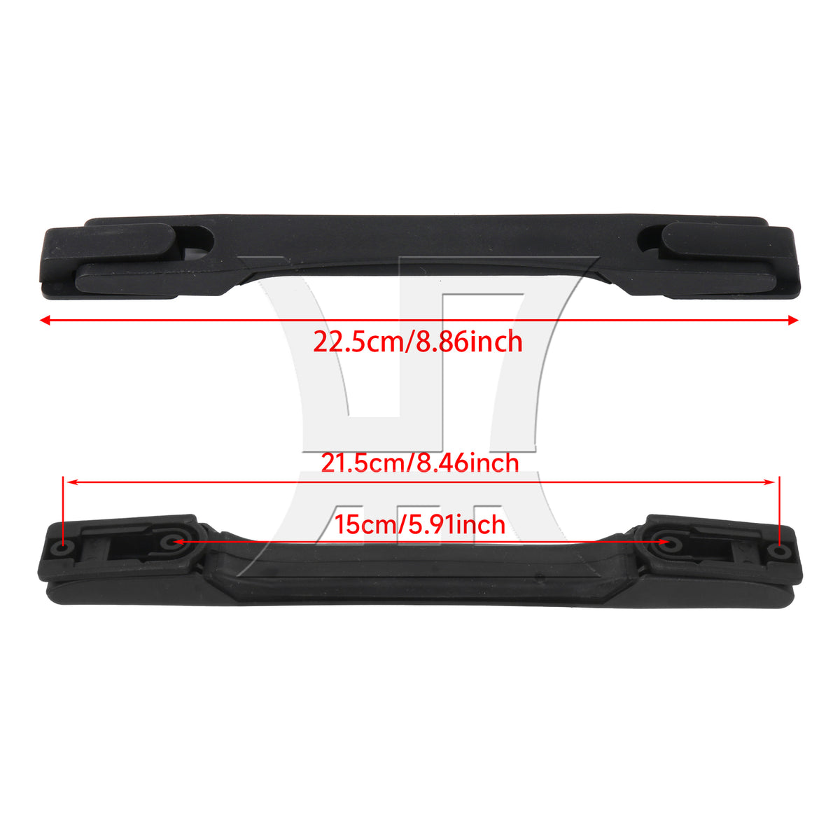 BQLZR 1pc Luggage Suitcase Handle 6001 Black Travel Bag Accessories Handle