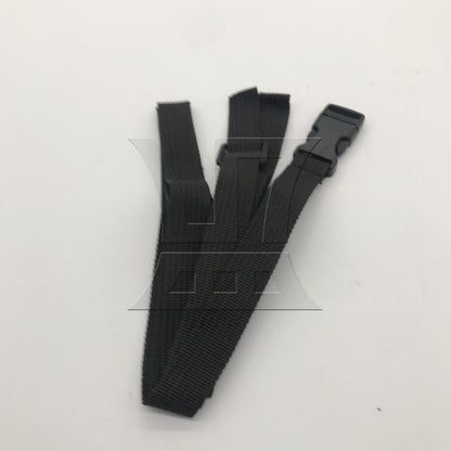 BQLZR 1pc Luggage Strap Width 2cm x Length 150cm No Elastic Black for Long-Distance Travel Business Travel