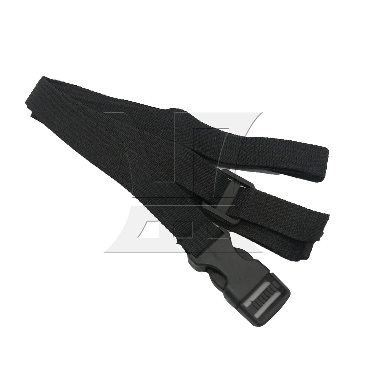 BQLZR 1pc Luggage Strap Width 2cm x Length 150cm No Elastic Black for Long-Distance Travel Business Travel