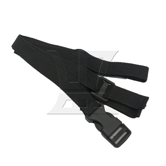 BQLZR 1pc Luggage Strap Width 2cm x Length 150cm No Elastic Black for Long-Distance Travel Business Travel