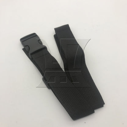 BQLZR 1pc Luggage Strap Width 3cm x Length 150cm No Elastic Black for Long-Distance Travel Business Travel