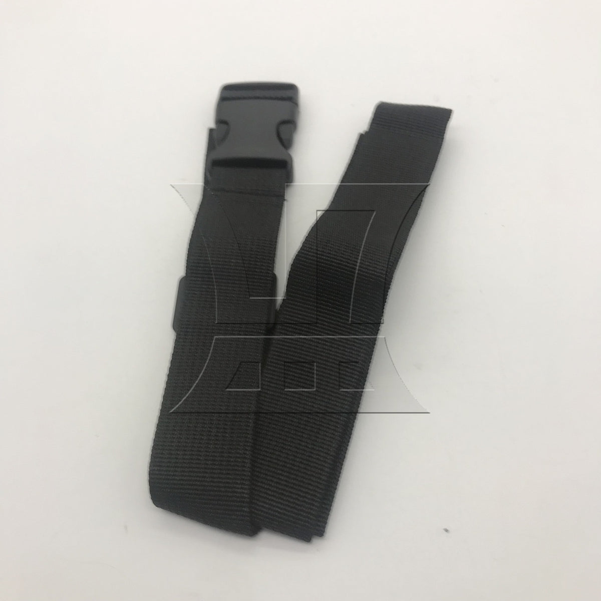 BQLZR 1pc Luggage Strap Width 3cm x Length 150cm No Elastic Black for Long-Distance Travel Business Travel