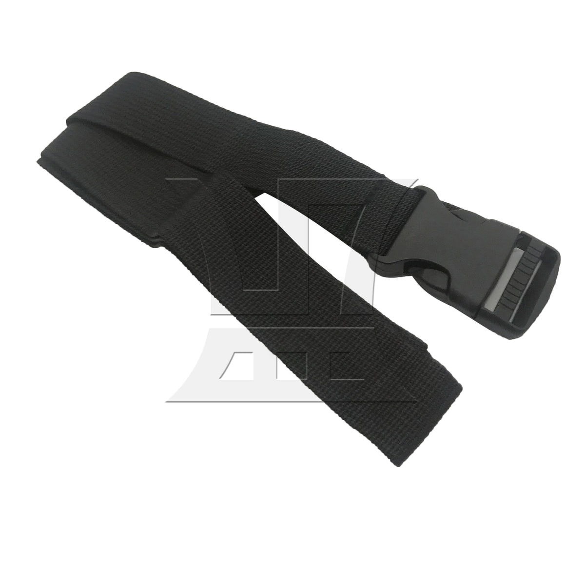 BQLZR 1pc Luggage Strap Width 3cm x Length 150cm No Elastic Black for Long-Distance Travel Business Travel