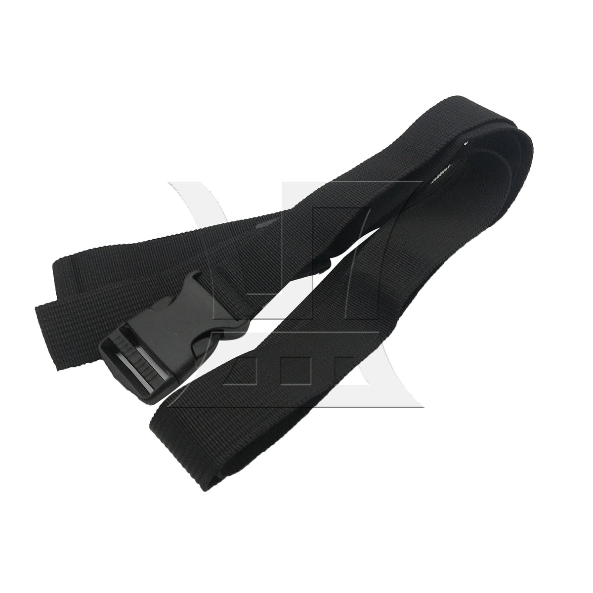 BQLZR 1pc Luggage Strap Width 3cm x Length 200cm Non-Elastic Black for Long-Distance Travel Business Travel