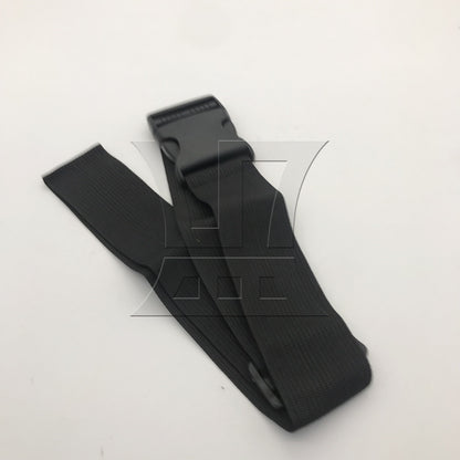 BQLZR 1pc Luggage Strap Width 5cm x Length 100cm No Elastic Black for Long-Distance Travel Business Travel