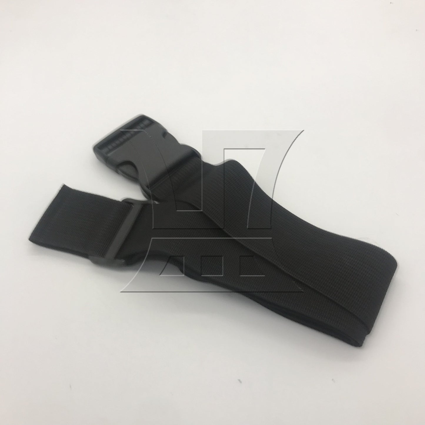 BQLZR 1pc Luggage Strap Width 5cm x Length 150cm No Elastic Black for Long-Distance Travel Business Travel