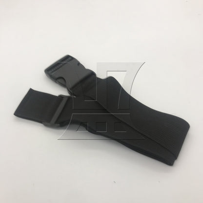 BQLZR 1pc Luggage Strap Width 5cm x Length 150cm No Elastic Black for Long-Distance Travel Business Travel