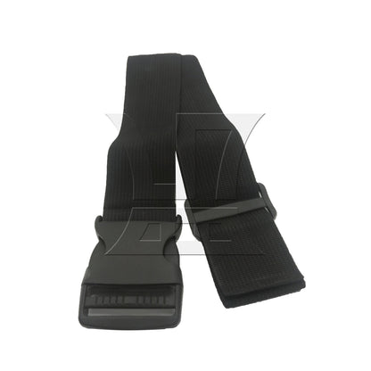 BQLZR 1pc Luggage Strap Width 5cm x Length 150cm No Elastic Black for Long-Distance Travel Business Travel
