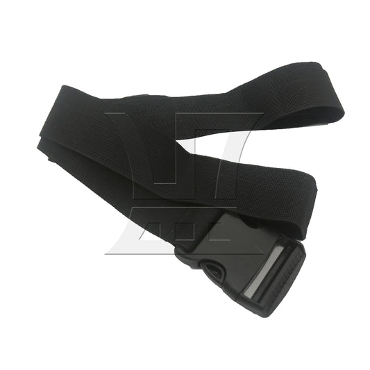 BQLZR 1pc Luggage Strap Width 5cm x Length 200cm Non-Elastic Black for Long-Distance Travel Business Travel