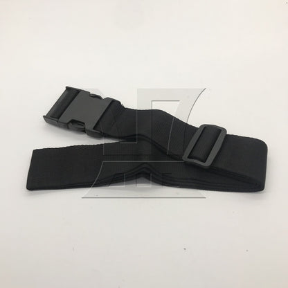 BQLZR 1pc Luggage Strap Width 5cm x Length 180cm No Elastic Black for Long-Distance Travel Business Travel