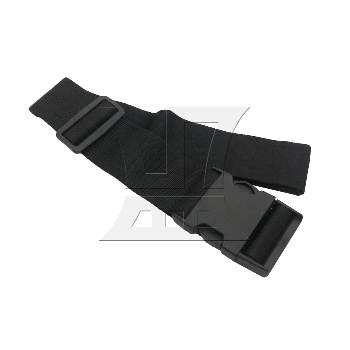 BQLZR 1pc Luggage Strap Width 5cm x Length 180cm No Elastic Black for Long-Distance Travel Business Travel