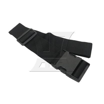 BQLZR 1pc Luggage Strap Width 5cm x Length 180cm No Elastic Black for Long-Distance Travel Business Travel