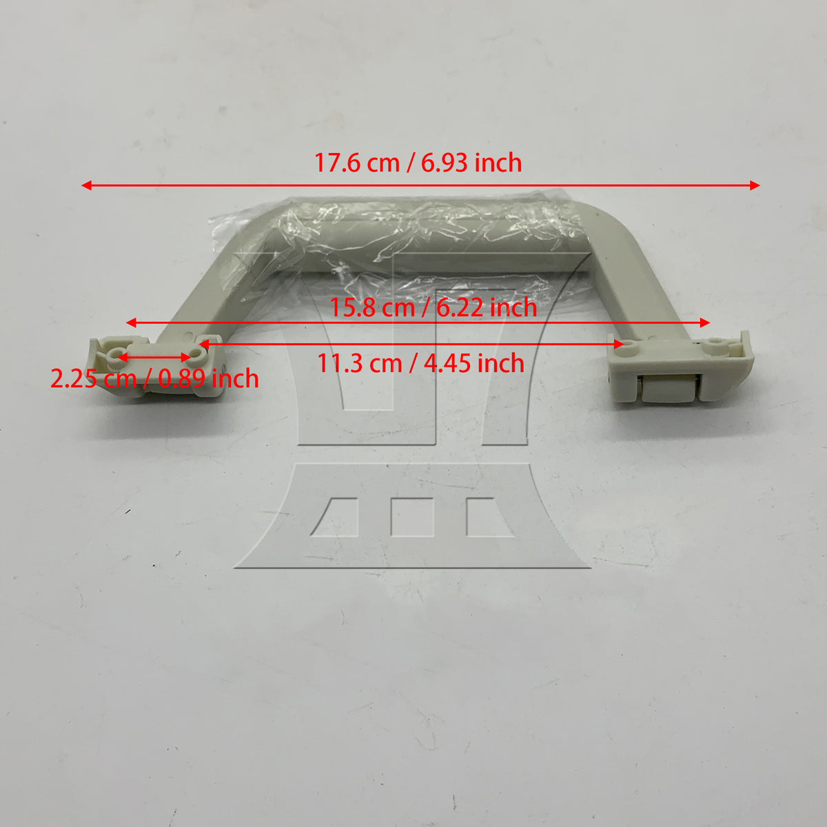 BQLZR 1pc Luggage Handle Replacement 17.6cm White for Universal Handheld Handle