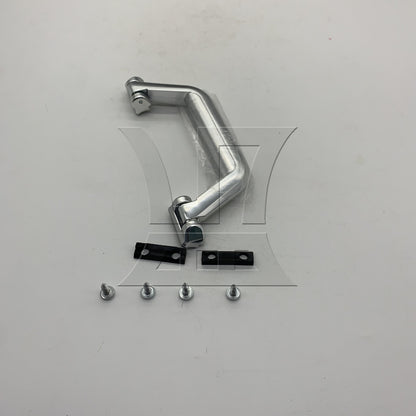 BQLZR 1pc Luggage Handle Replacement 17.6cm Silver for Travling Luggage Handle