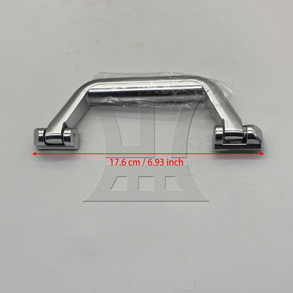 BQLZR 1pc Luggage Handle Replacement 17.6cm Silver for Travling Luggage Handle