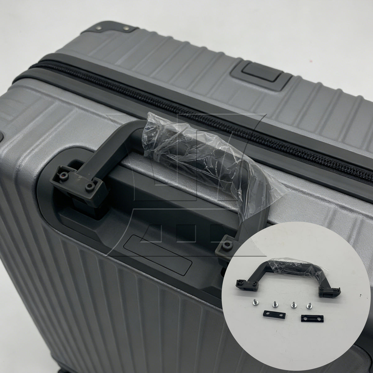 BQLZR 1pc Luggage Handle Replacement 17.6cm Dark Grey for Suitcase Luggage