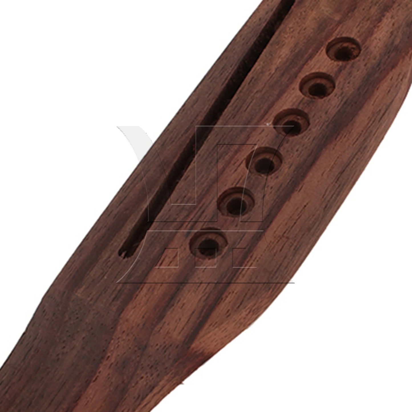 Saddle & Nut 6 String Rosewood Bridge Ebony End Pins for Acoustic Guitar Part