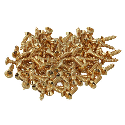 50 x Chrome Guitar Bass Pickguard Screws For Guitar