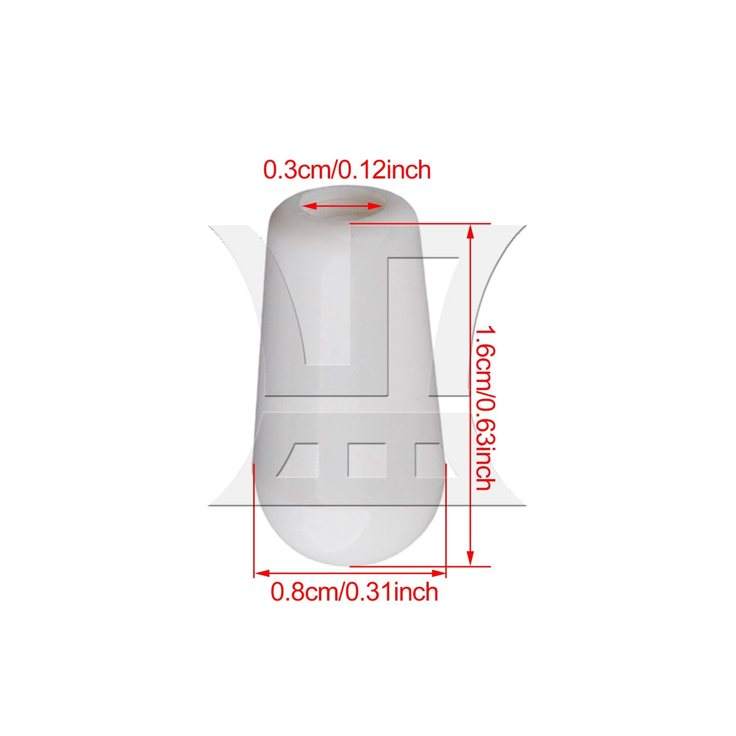 150Pcs Plastic 3 Way Toggle Switch Tip Caps for Electric Guitar