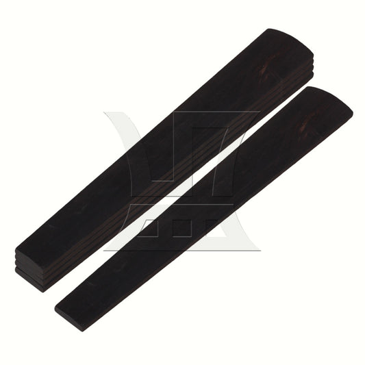 5 Pieces BQLZR Old Ebony 4/4 Full Size Violin Fingerboard Violin Parts