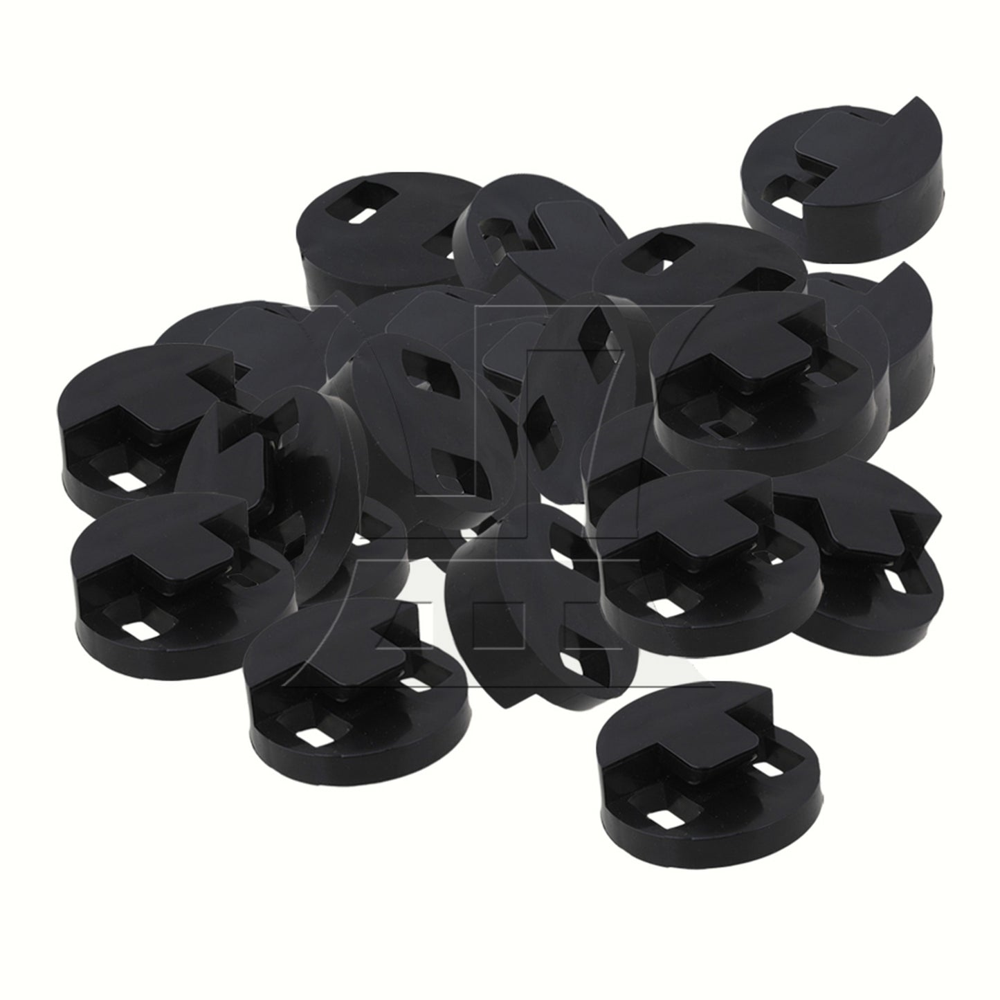 Round Style Rubber Mute For String Double Bass Blk